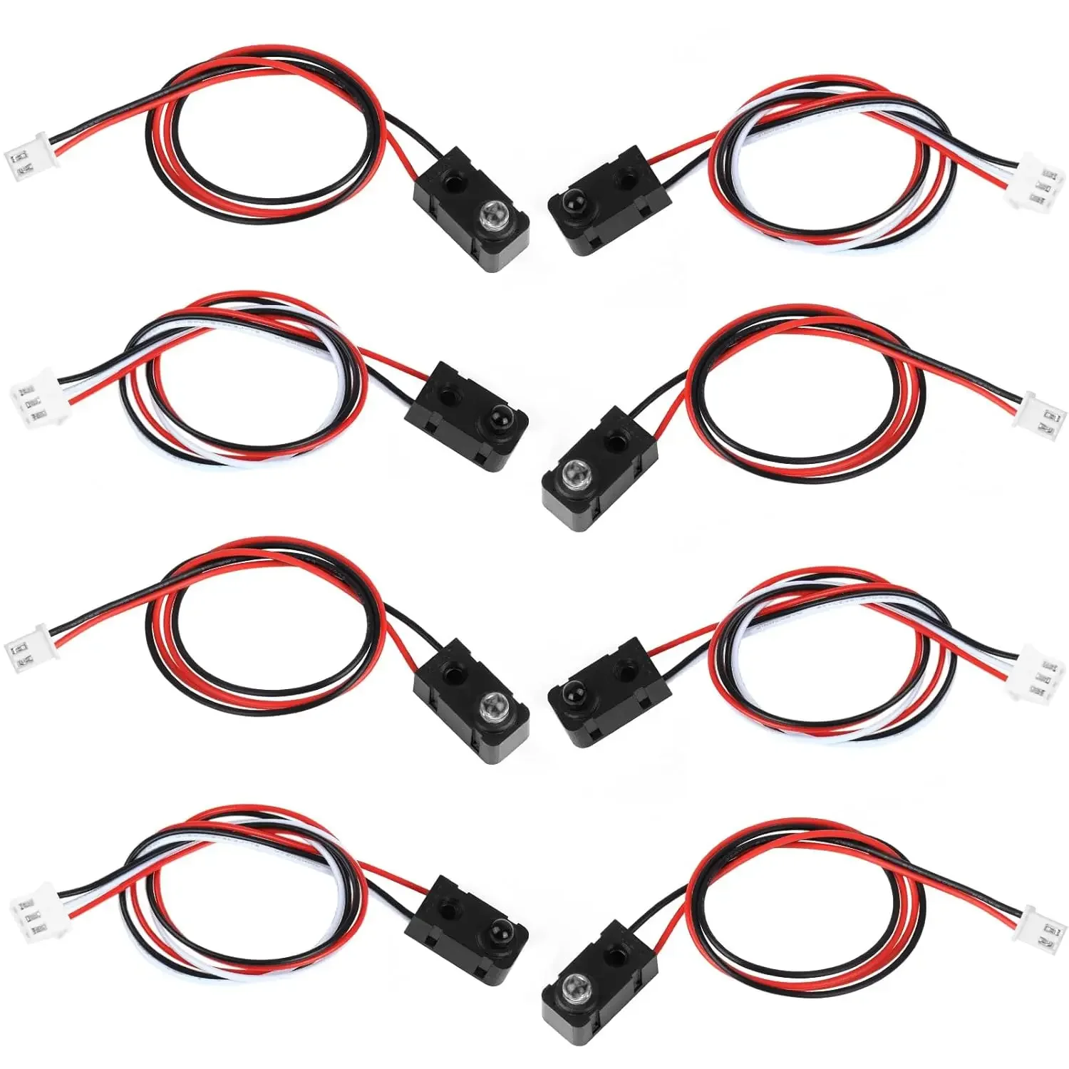 5PC Infrared Break Beam Sensor Module with 3MM LED Photoelectric Switch for Robotics Speed Measurement and Sensor Counters