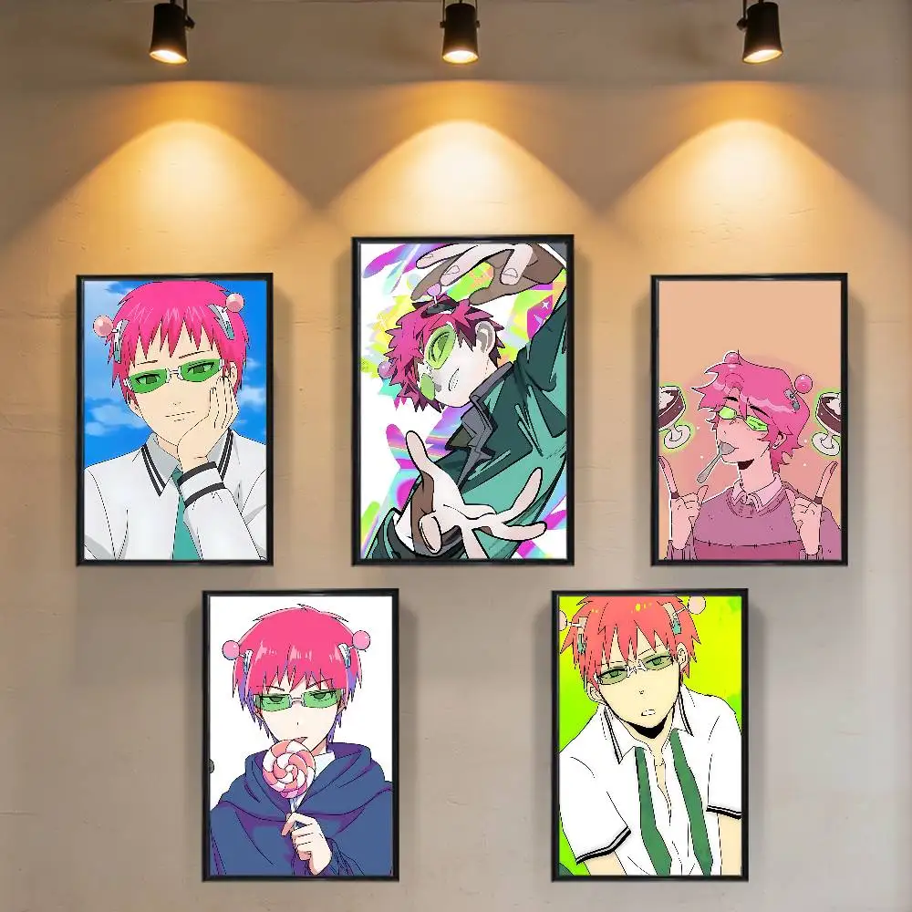 

cute Saiki K D-Disastrous Life Poster HD Art Wall Waterproof Home Living Room Bedroom Bar Aesthetic Decoration