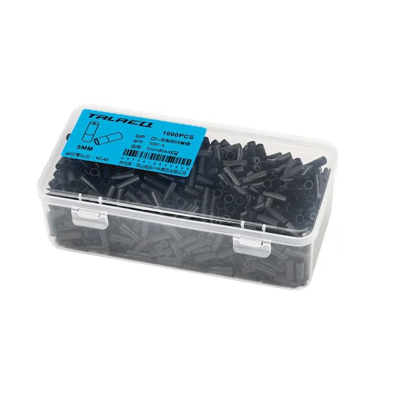 Estrada Mtb Desviador de Bicicleta Shift Brake Cable End Cap, Tampa contra poeira, Virolas da habitação Crimps, 4mm, 5mm, 1000Pcs por caixa