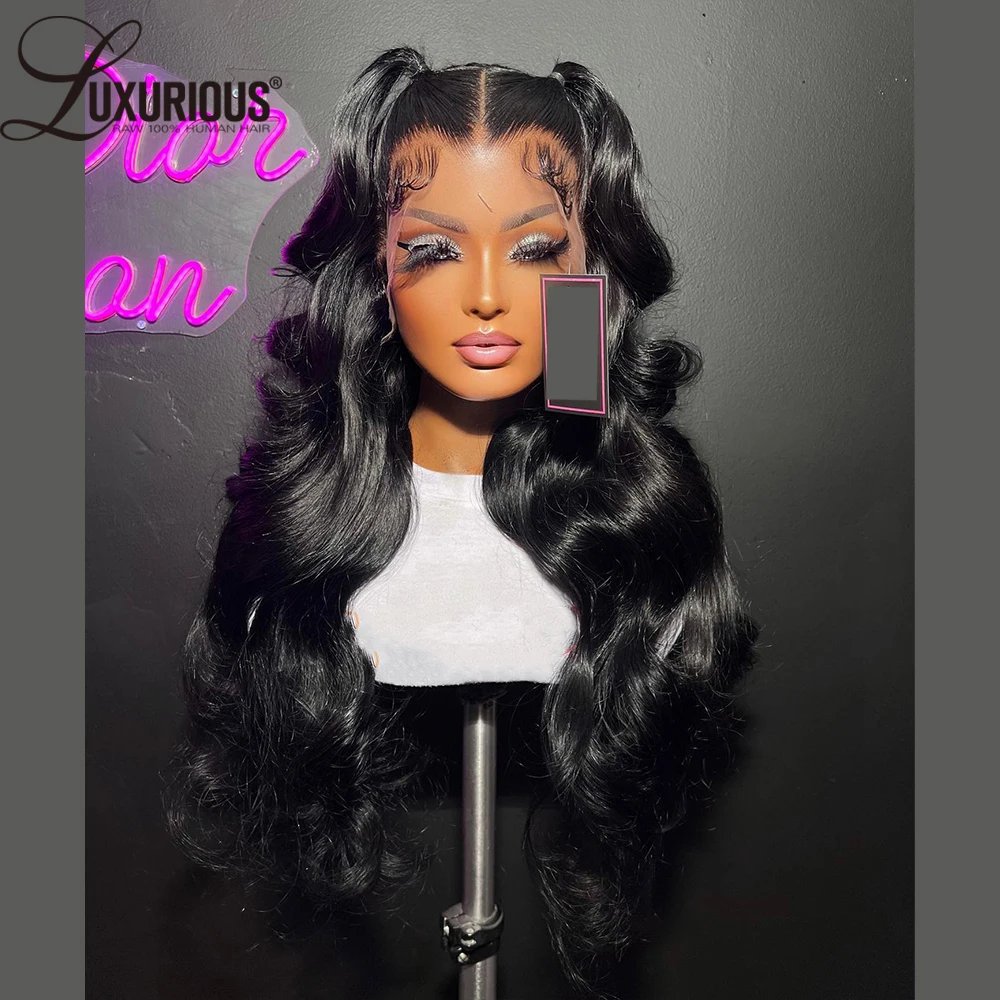 Body Wave 360 Full Lace Wig Human Hair Brazilian Loose Deep Wave 13x4 Lace Frontal Human Hair Wigs For Women Remy Human Hair250%