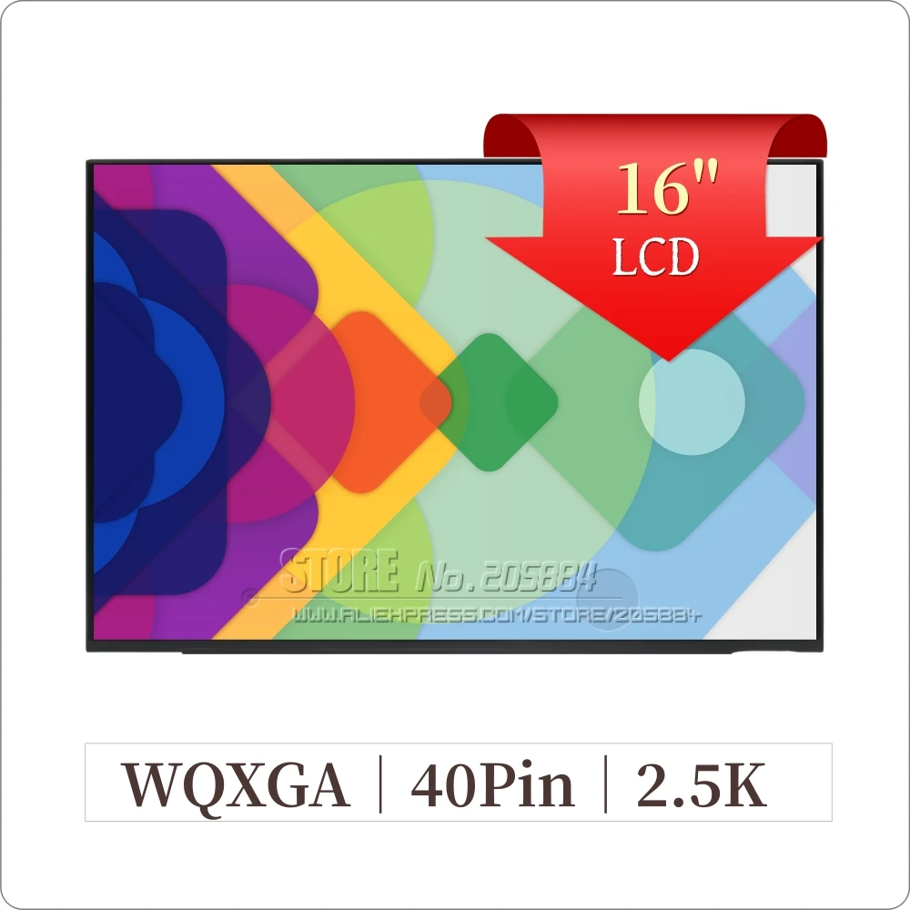 

For LG Gram16 2021 16Z90Q 16Z90R LP160WQ1-SPA1 LP160WQ1-SPB2 laptop screen 16" 2560x1600