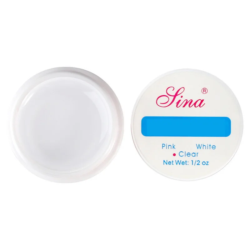 Picture 7: 15ML Pink White Clear Nail Extension Gel Multi-function Poly UV Gel For Carving/Building DIY Nail Art Tips UV Soak Off Solid Gel