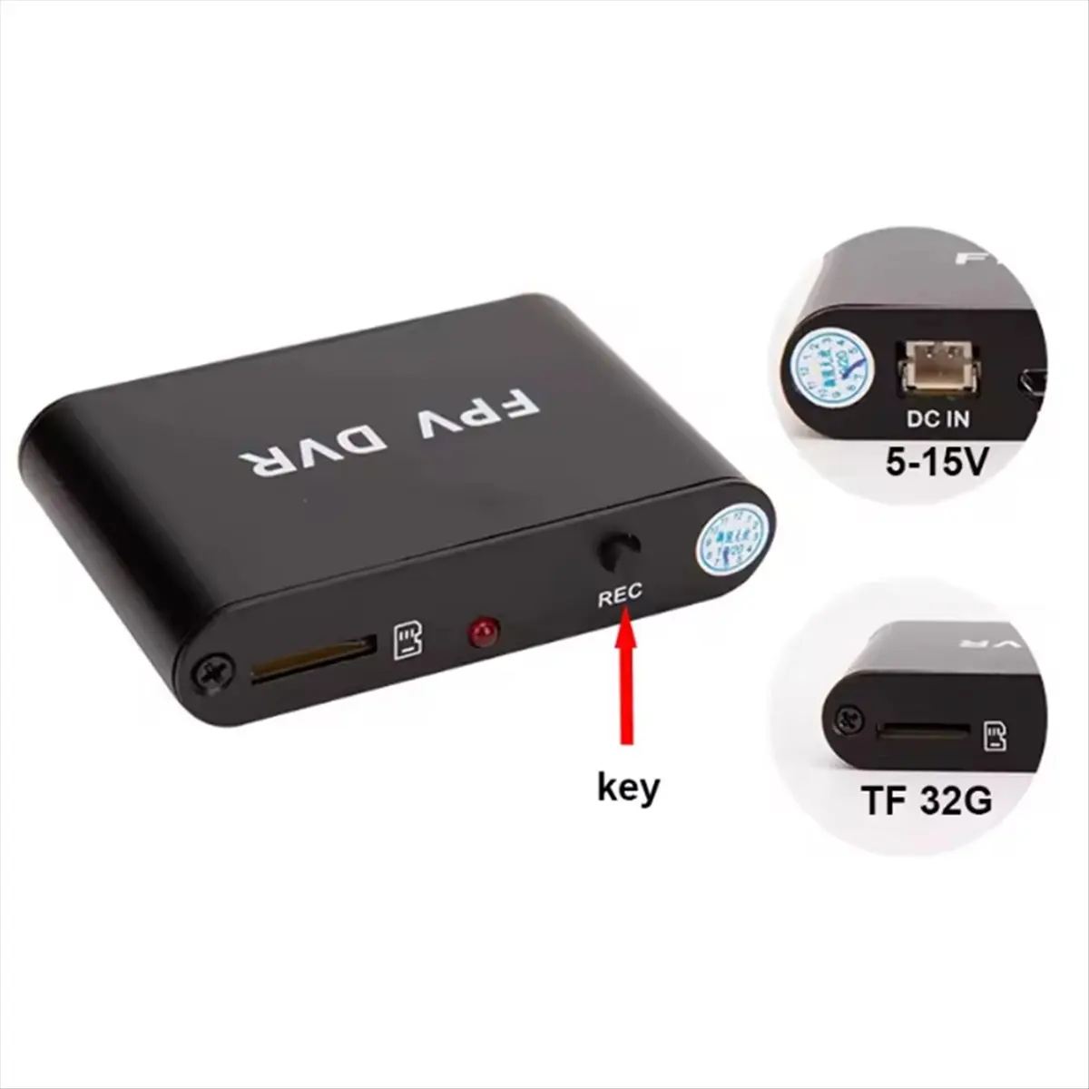 【~ New Y24A】DVR Micro-AV HD FPV DVR AV Recorder 1280x720 CCTV Video Recorder ANALOG Camera -SD DVR