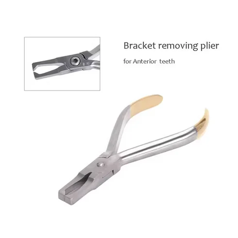 Dental Orthodontic Bracket Removing Plier Dental Brace Remover Forcep Straight tip Dental Instrument Tool Bracket Tweezer