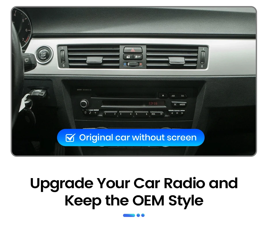 Junsun CarPlay Für Apple Auto Radio Multimedia Für BMW E90 E91 E92 E93 2005-2012 Bluetooth Drahtlose Android auto 4G GPS Stereo – Detail 2