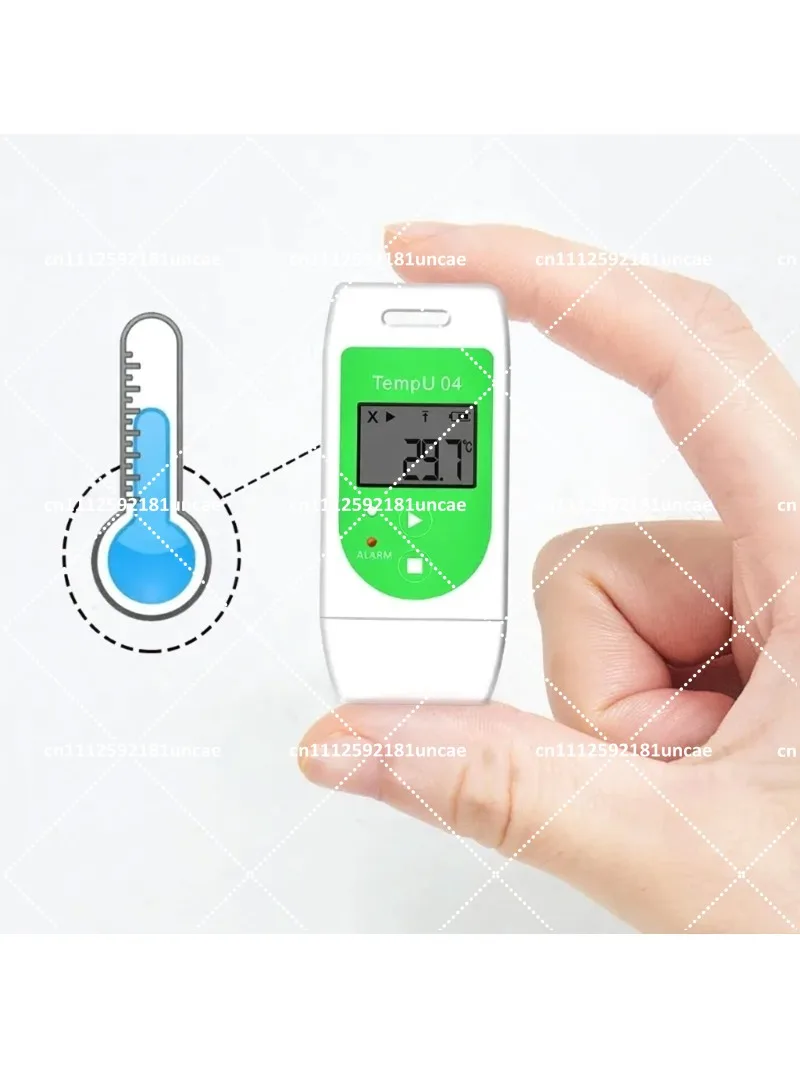 10pcs Mini USB Temperature Data Logger IP65 Internal Sensor Digital Recorder for Cold Chain Monitoring