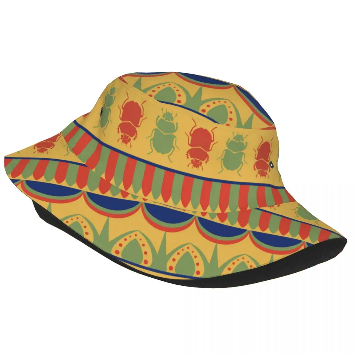 Fisherman Hat Unisex Bob Cap Egyptian Ornament Hip Hop Gorros Panama