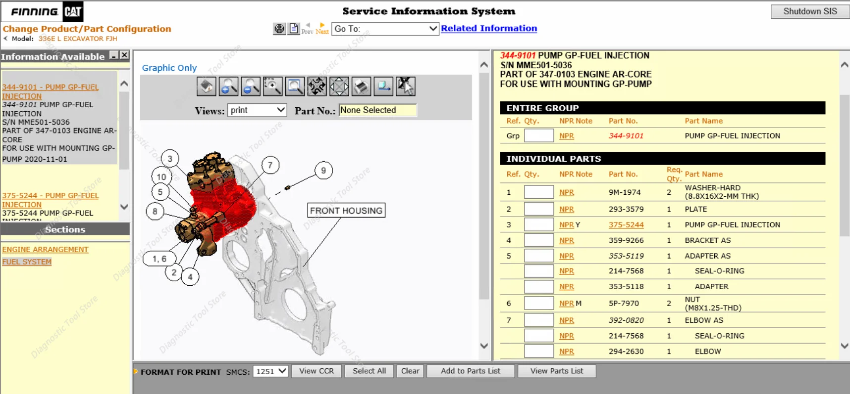 For red Caterpillar SIS Service Information System EPC Repair Software CAT ET 2019c diagnostic program Factory password 10 digit