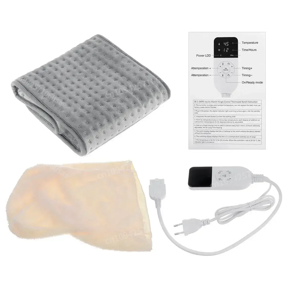 90W Electric Foot Warmer Heater Warm Foot Cover USB Charging Power Saving Feet Heating Pads Breathable for Home Bedroom Sleeping