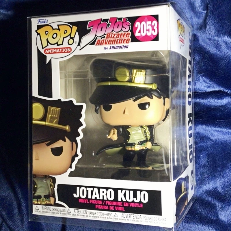 Funko Pop! JoJo's Bizarre Adventure Jotaro Kujo #2053 Original Vinyl Figure Anime Collectible Model Desktop Ornament Toy Gift