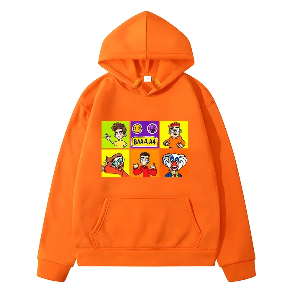 а4 мерч Children Hoodies Autumn Sweatshirt Vlad A4 anime hoodie Fleece Pullover y2k sudadera boys girl clothes Children clothing