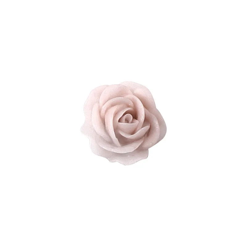 50PCS 3D Acrylic Flower Nail Art Charms Parts Chinese Rose Accessories For Nails Decoration Supplies Manicure Decor Materials HQ