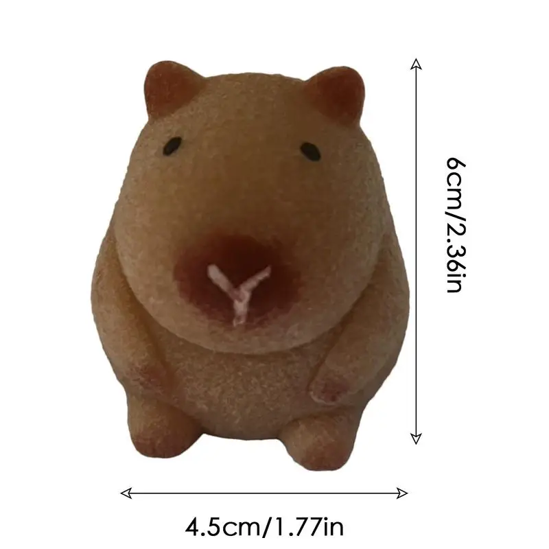 Squeeze Capybara Nette Capybara Pinch Spielzeug Cartoon Tier Zappeln Spielzeug Für Stress Relief Nette Langsam Rebound Spielzeug Für Kinder Und Erwachsene