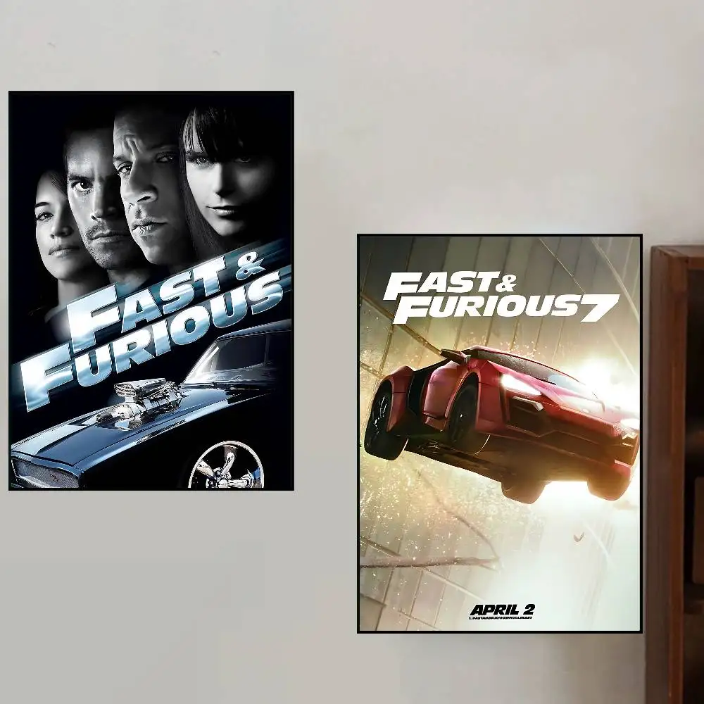 Cool F-Fast And Furious-s Poster Canvas Paintings Posters & Prints Home Bedroom Living Room Decor
