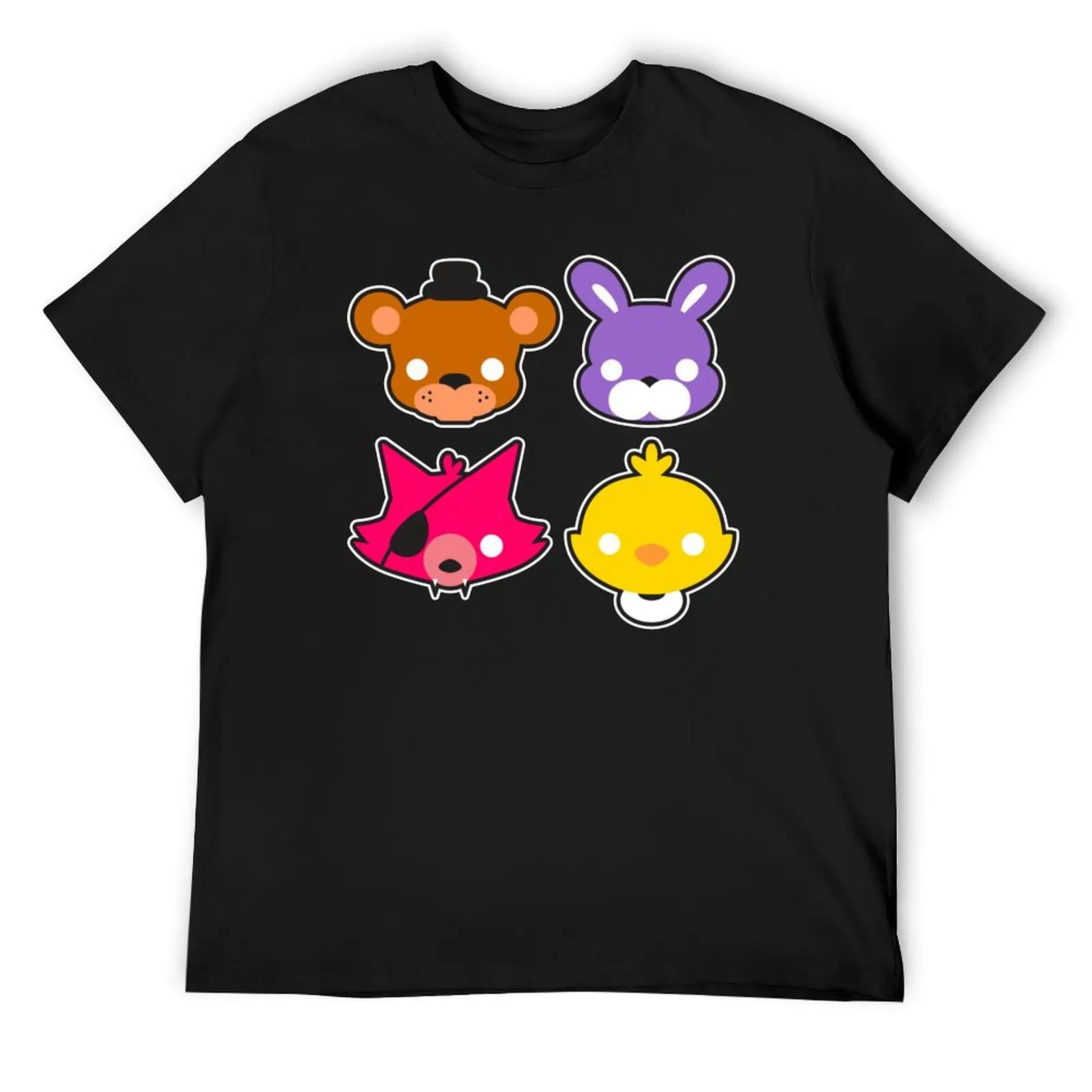 

FNAF // Freddy's Faces Pattern Cute Kawaii Chibi for kids T-Shirt