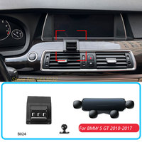 Car Phone Holder For BMW 5GT 2010-2017 Gravity Stand Mount Support Horizontal GPS Mobile Bracket Accessories With Base