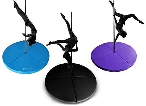 حصيرة تحطم واقية للرقص على شكل عمود فولاذي رخيصة للتصدير #5