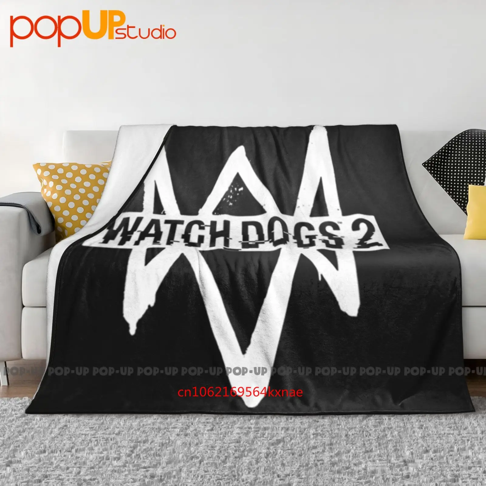 Watch Dogs 2 Ps4 Xboxblack Ultra-Soft Blanket Quilt Winter Sofa Cover Bed Covers
