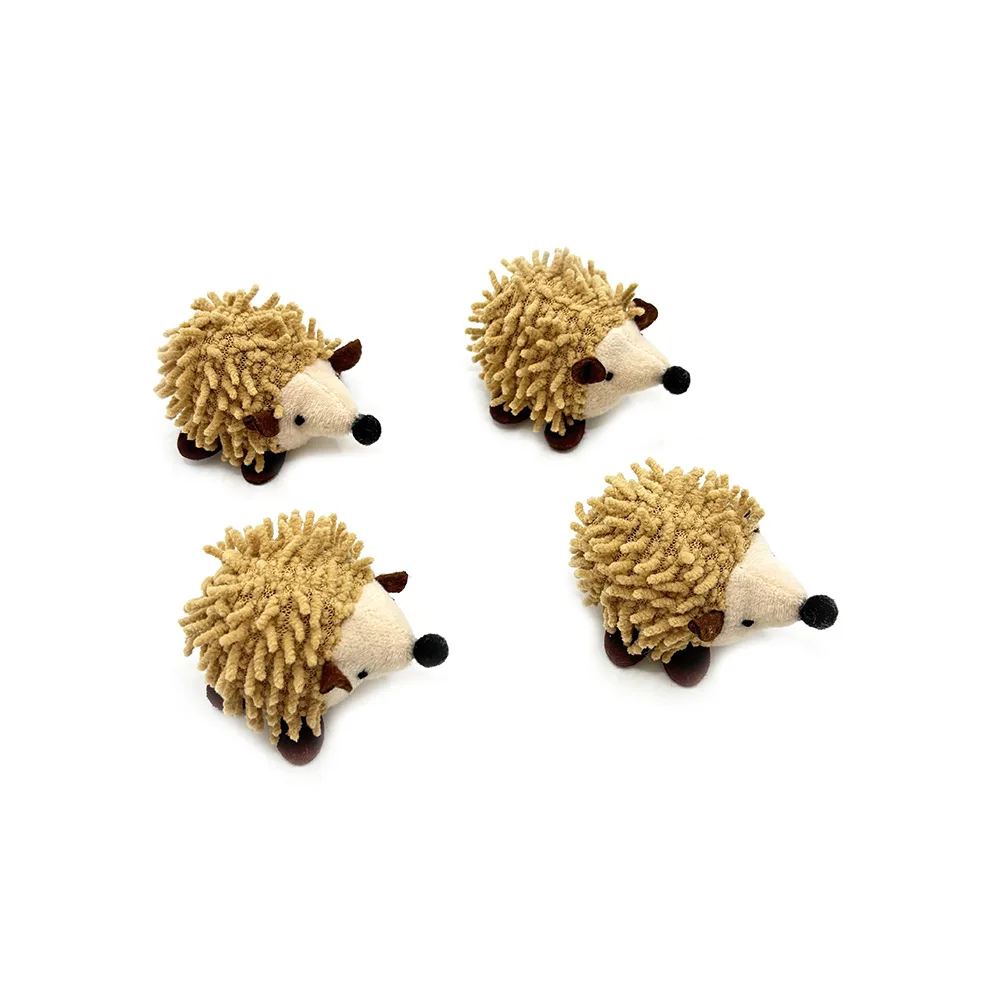 Plüsch-Katzenspielzeug, Katzen-Kauspielzeug in Igel-Form, Plüsch-Katzenspielzeug, Katzen-Kickspielzeug zur Zahnreinigung und zum Spielen in Innenräumen. – Detail 3