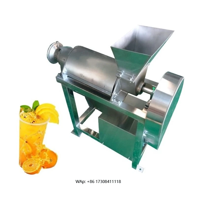 

Industrial automatic fruit and vegetable juicers and juice processors for domestic and commercial use