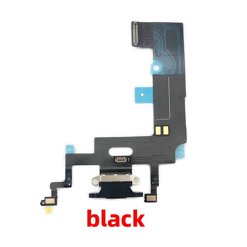 Original For iphone XR Charging Port Flex Microphone Mini USB Charger Dock Connector Repair Replacement Parts