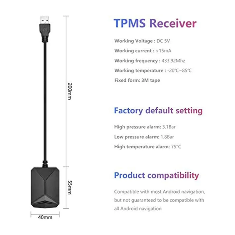 

Tire Pressure Monitor Tire Pressure Sensor TPMS Automotive Supplies