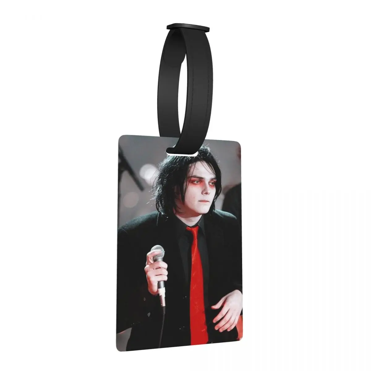 

Бирки для багажа Gerard Way MCR, аксессуары для чемоданов, этикетки для путешествий, держатели для багажных бирок, идентификационные бирки с именем и адресом