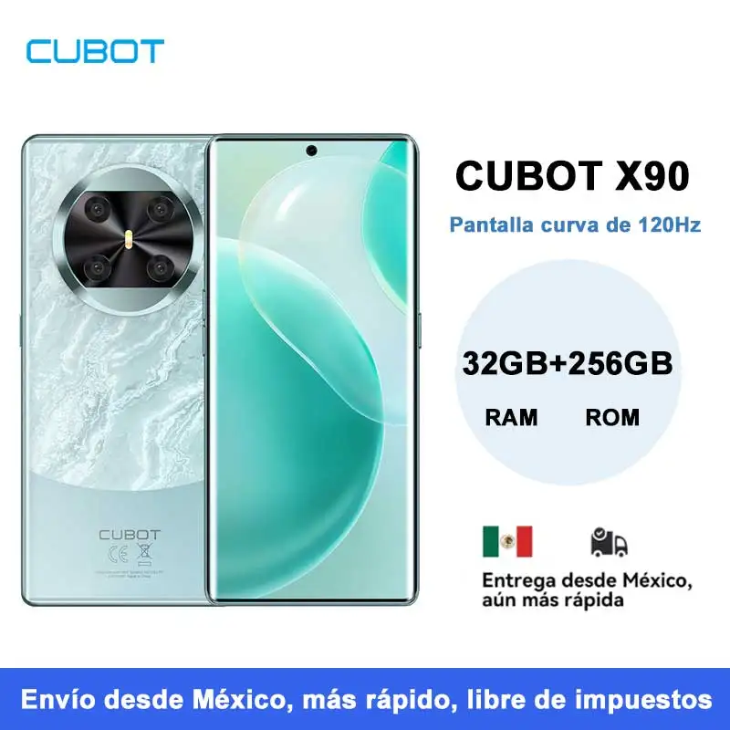 [Ship From Mexico]New Smartphone Android 14, CUBOT X90, 6.67