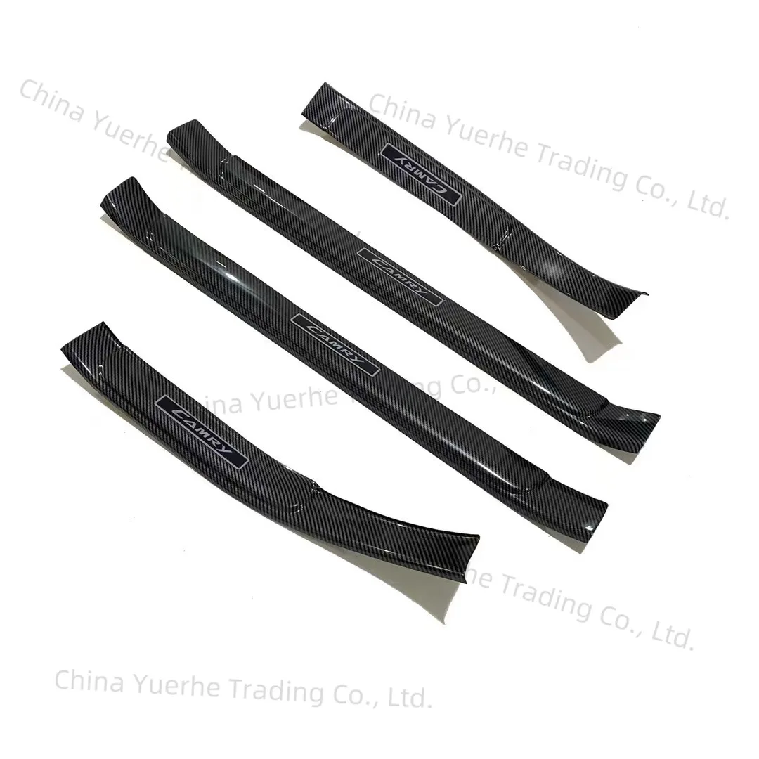 

Подходит для внутренней/внешней пороговой полосы Camry времен девятого поколения, модифицированной педали из углеродного волокна, накладки на педаль приветствия