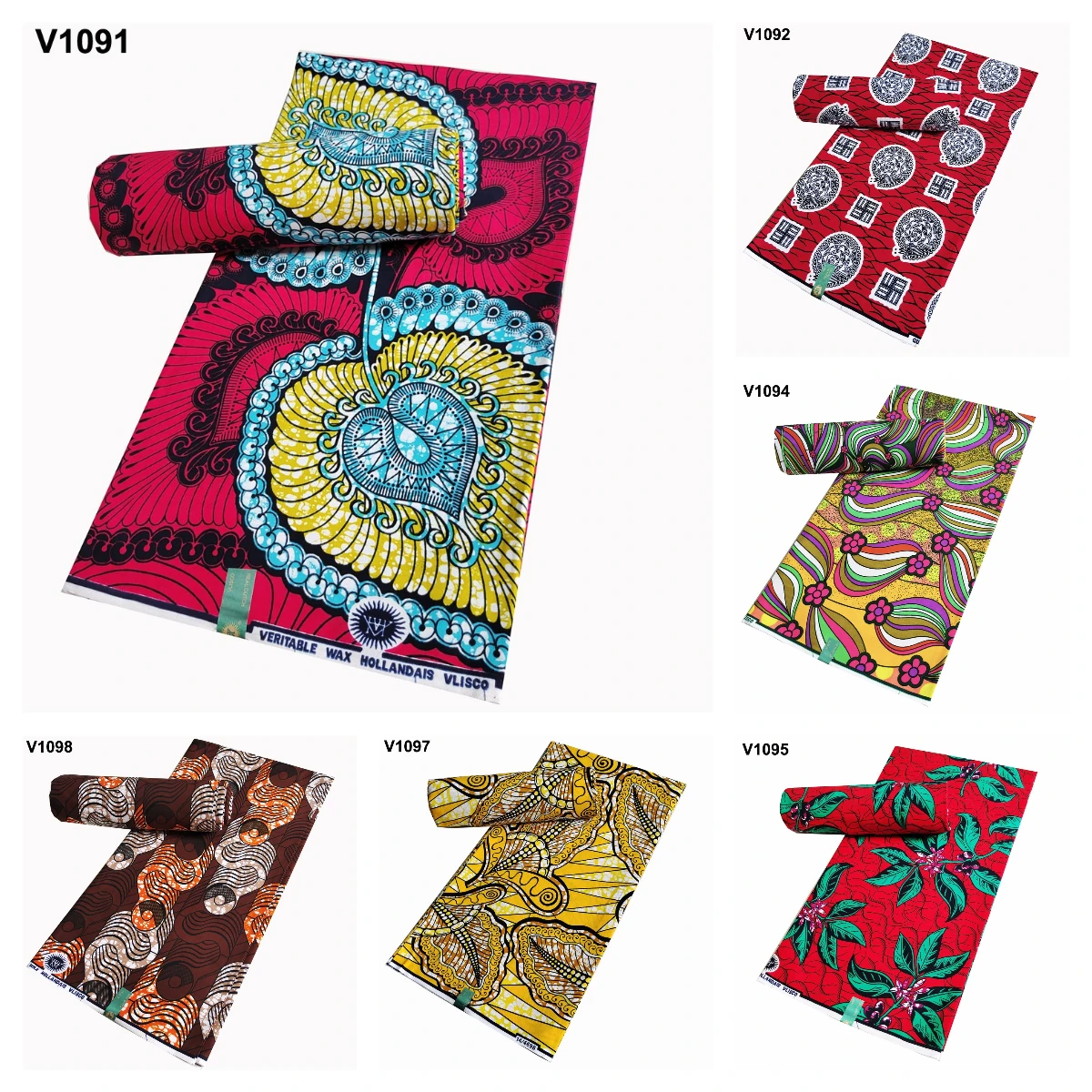 New Ankara Good Quality African Prints Wax Fabric Soft Polyester Material Kente Stuff Batik For Sewing Cloths
