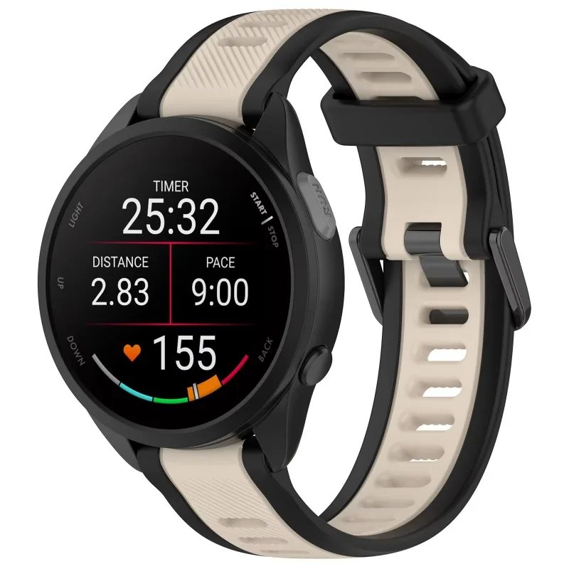 18 مللي متر/20 مللي متر/22 مللي متر سوار ساعة ذكية ل Garmin Forerunner 165 245 645 255 265 255S 265S Venu 2 Plus سوار معصمه Vivoactive 5