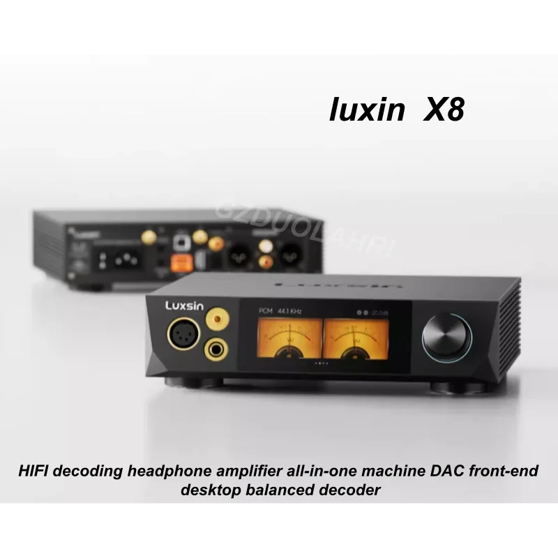 Luxin X8 Desktop HiFi Decoder Headphone Amplifier DAC Front-End Balanced Decoder for Audio Enthusiasts And Music Lovers