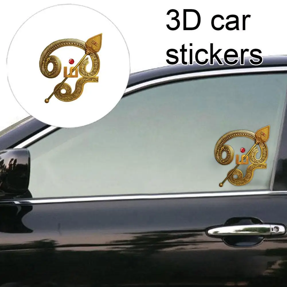 3D Car Sticker Decoration Waterproof Self-Adhesive Car Sticker Car Modification For Motorcycles Bodies Window Decorative St R9P0
