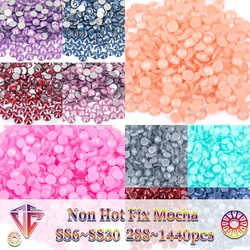 Mocha Glitter Crystal Non Hotfix Rhinestones Strass DIY Accessories Nails Diamond For Nail Art Nail
