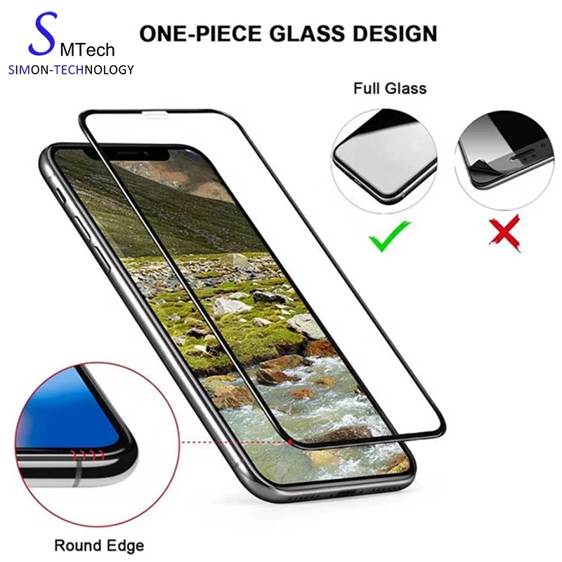 Tempered Glass for iPhone 11 12 13 14 15 Pro Max Glass iPhone XR X XS 7 8 6 6s Plus 12 Mini SE Protective Screen Protector Glass