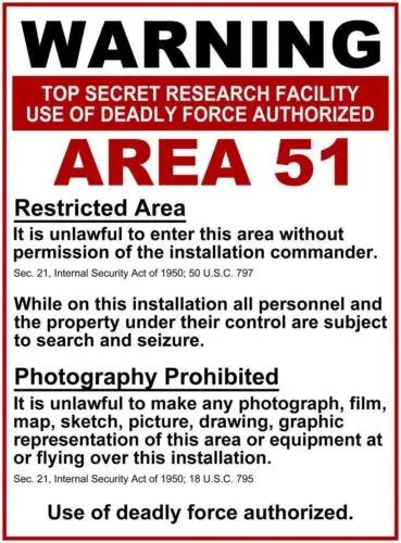 1 pcs,Area 51 Metal Wall Plaque Art Vintage Advertising Sign man a4