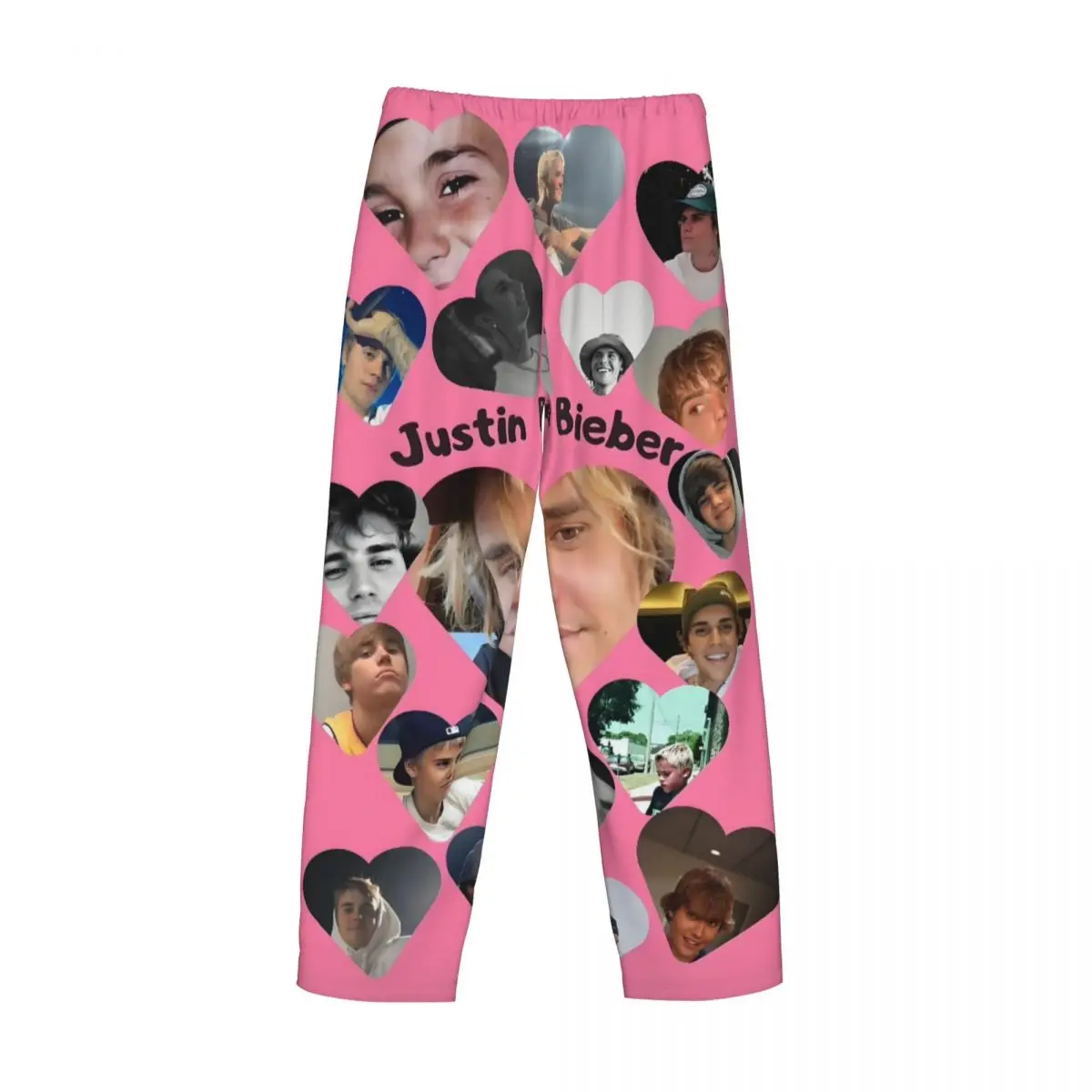 مخصص طباعة الرجال شعبية المغني جاستن بيبر JBiebs بنطلون بيجاما ملابس خاصة صالة النوم قيعان مع جيوب
