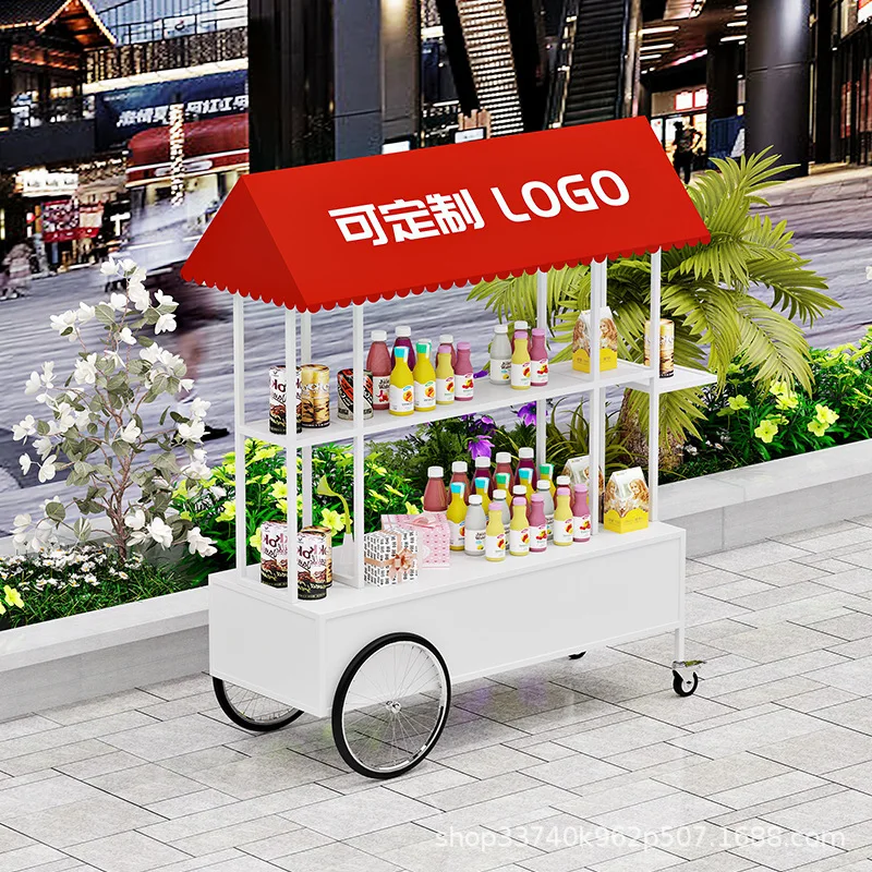 السوق المتنقلة تعويم مبيعات السيارات التجارية شارع وجبة خفيفة سيارة السوق الليلي كشك الحديد الفن تعزيز رف عرض الحدث