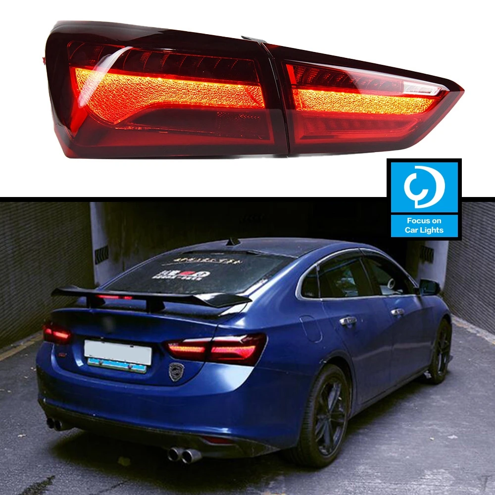 AKD Tail Lamp For Chevrolet Malibu XL 2016-2019 Taillights LED Rear Lamp LED DRL Assembly Upgrade Dynamic Signal Auto Accessorie