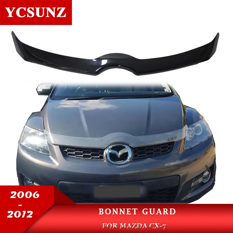

Bonnet Guard Protector For Mazda CX-7 2006 2007 2008 2009 2010 2011 2012 Front Bonnet Bug Shield Hood Deflector Car Accessories