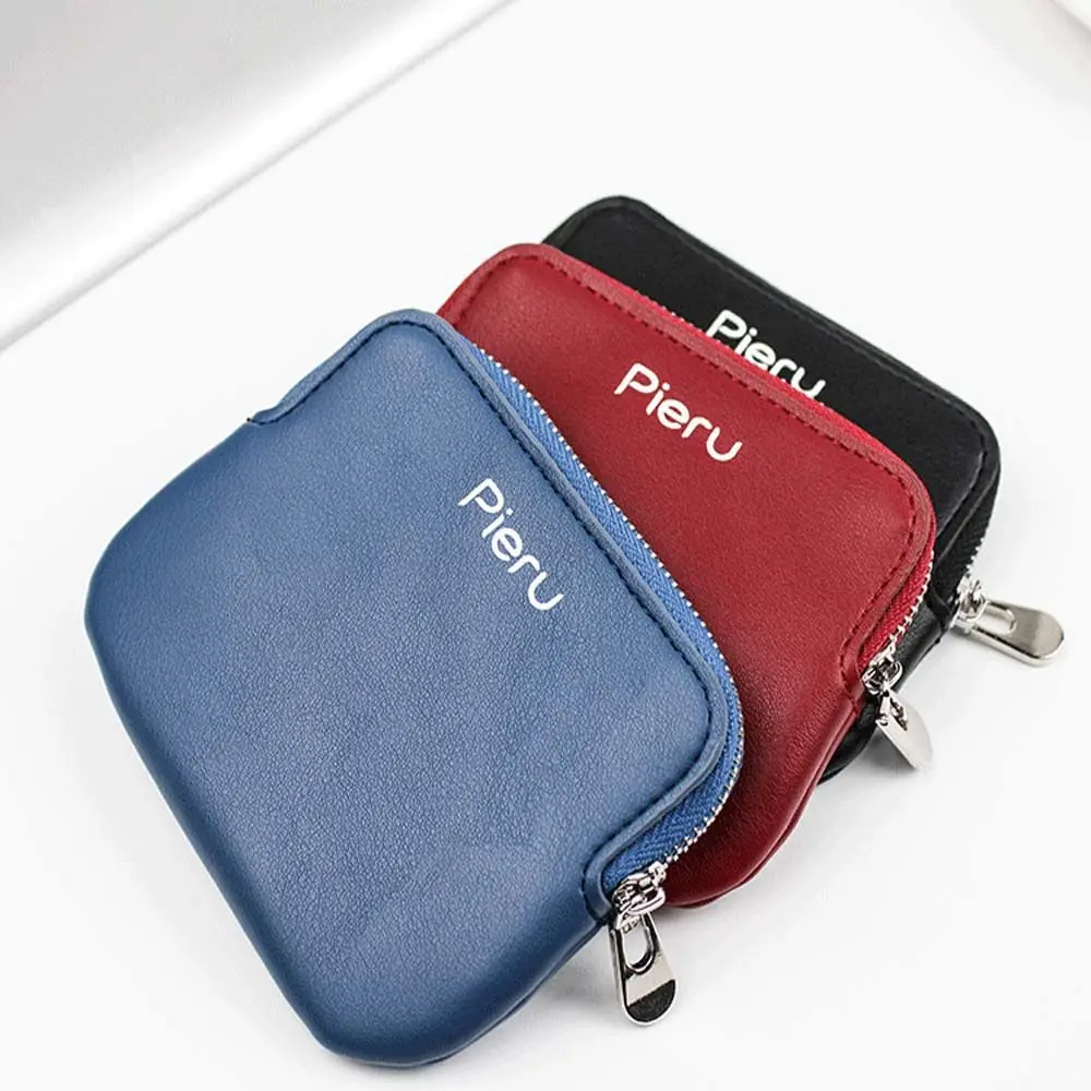 

Ladies Solid Color Mini Card Case Money clips Gift Women Coin purse Card Pouch Small Money Bag Zipper Card Holders