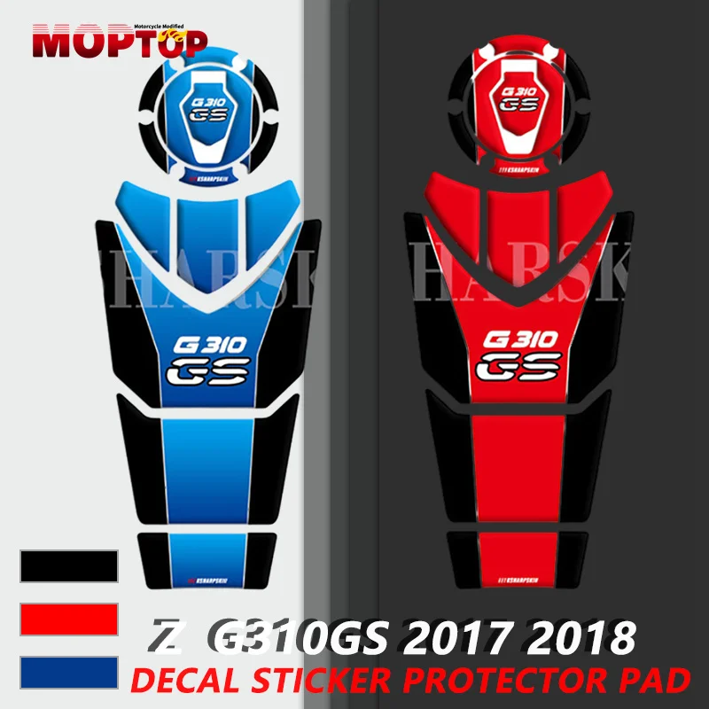 Motorcycle 3D Reflective Fuel Tank Fishbone Stickers Tank Fuel Protection Pad Filled Cover Decals For BMW G310GS G 310GS g310gs