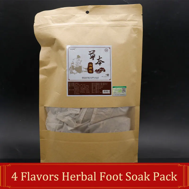 

4 Flavors Herbal Foot Soak Powder Detox Foot Bath Bag Health Care Tools Foot SPA Bag Improve Sleep Relieve Stress Detox Remove