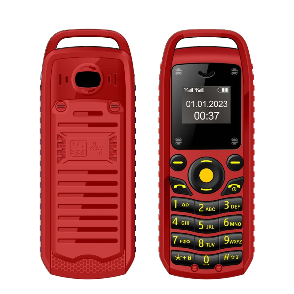 SERVO B25 Button Mini Mobile Phone 2 SIM Standby Bluetooth Dialing Surround Wear Blacklist Smallest Backup Cellphones for Sports, image 10