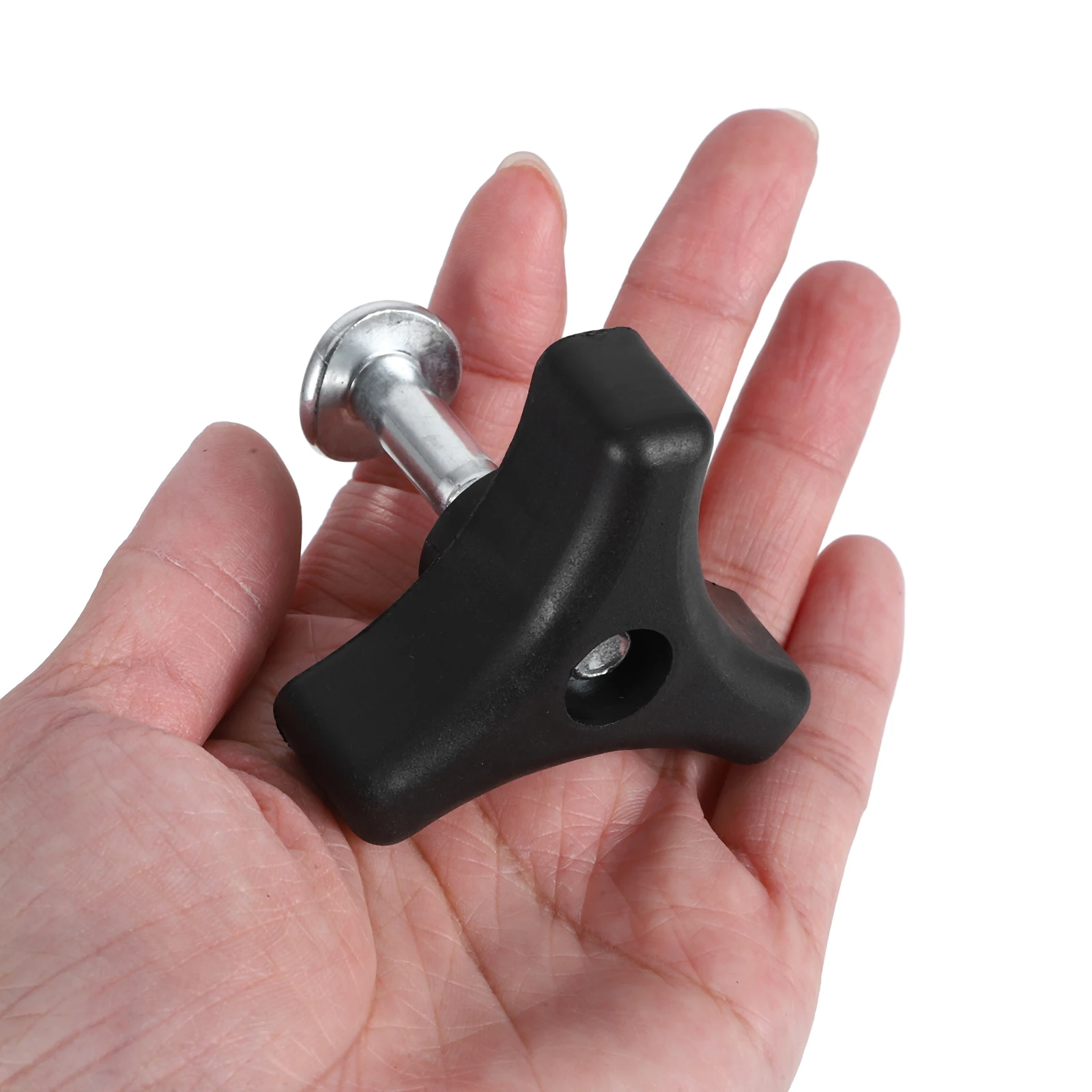 4er-Set Rasenmäher-Griffschrauben, Muttern, Kunststoff-Hilfsteile für Rasenmäher, einfache Installation, kompatibel mit verschiedenen Marken, wiederverwendbar