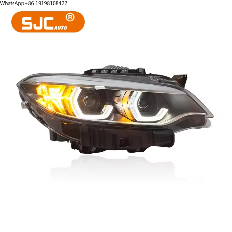 

Высококачественные светодиодные фары SJC Auto для BMW 2 серии F22 M2 F87 2014-2019, новая улучшенная версия с лазерными линзами, передние фары для автомобиля.