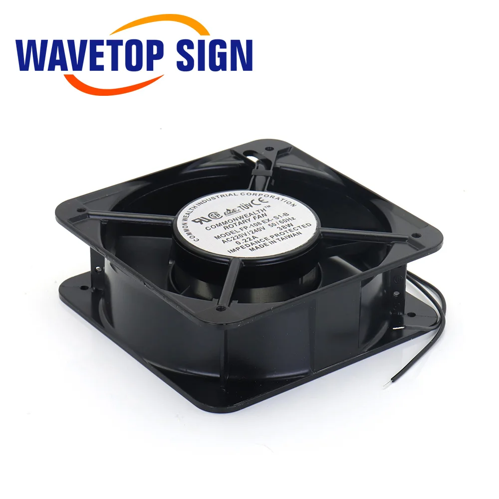 Поворотный вентилятор WaveTopSign Commonwealth 150x150x50 мм 108EX-S1-S Напряжение 220 В 38 Вт 0,22 А 50-60 Гц