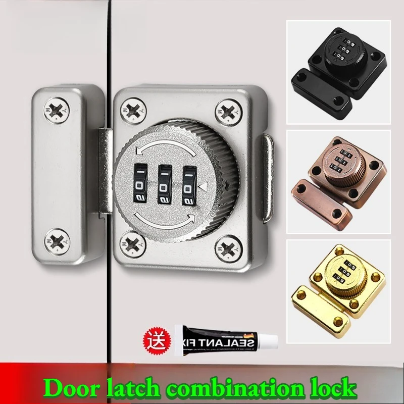 RV يخت السفينة باب واحد قفل بكلمة مرور 3 أرقام كلمة المرور الأمن مكافحة سرقة مزلاج الباب قطع غيار السيارات الملحقات #1