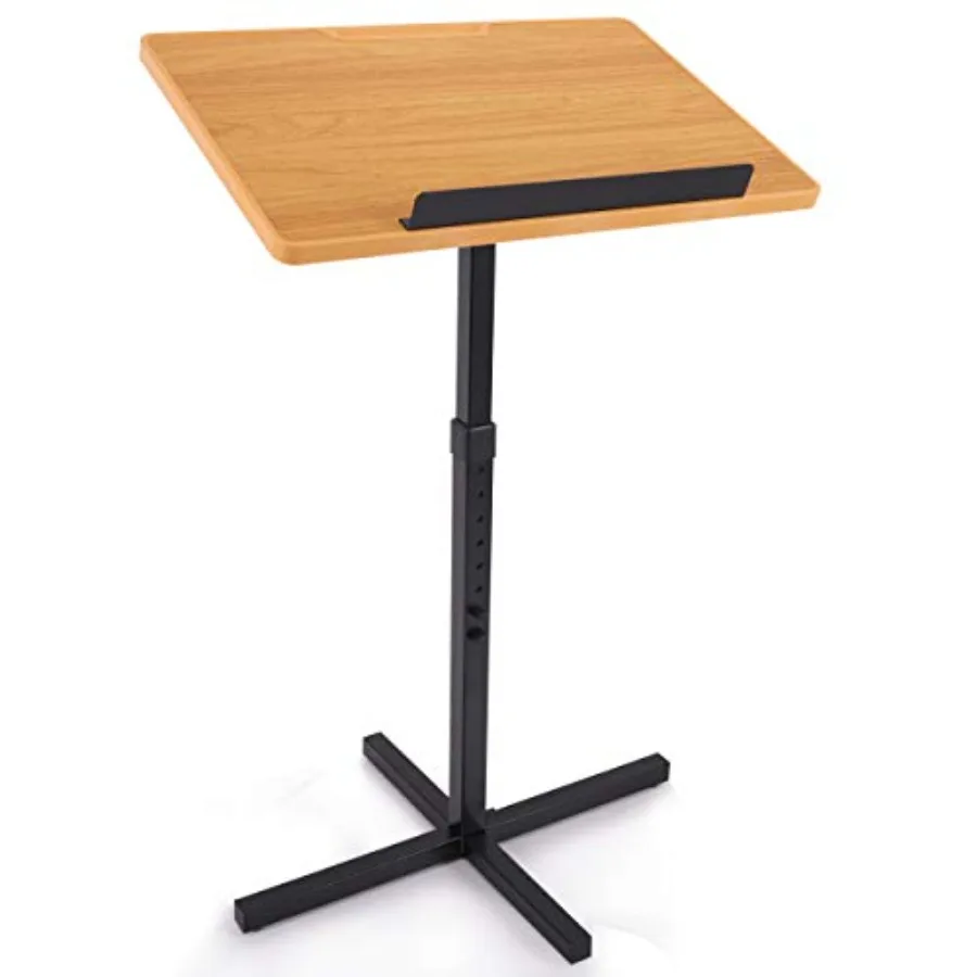 

Portable Floor Lectern Podium Stand-Height Adjustable Steady Standing Design Teacher Speaker Lecture Classroom Presentation Sta