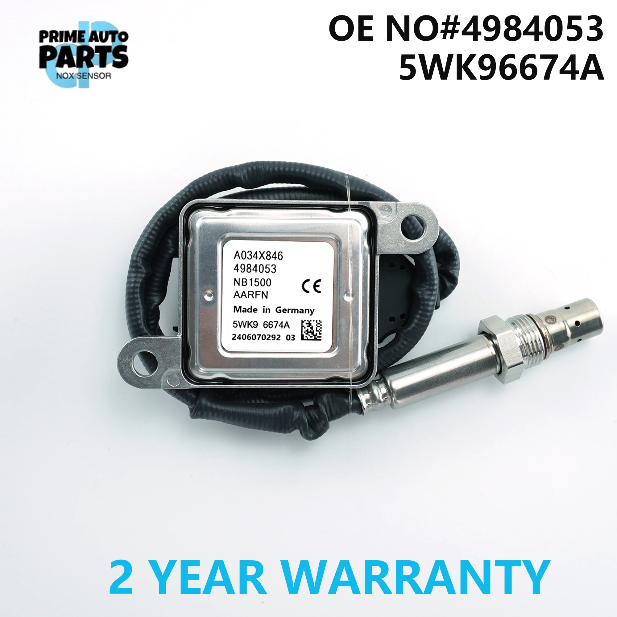

4984053 5WK9 6674A 5WK96674A New Nitrogen Oxygen Sensor Fits For Cummins